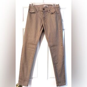 Principle Denim Innovators Coated Dreamer Skinny Jeans in Khaki  EUC Sundance